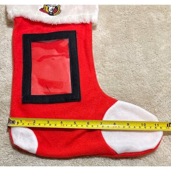 Ottawa Senators Christmas Stocking NHL 14" Red & White Photo Insert Hockey - Picture 6 of 6